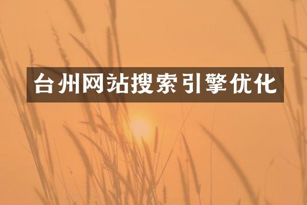 台州网站搜索引擎优化