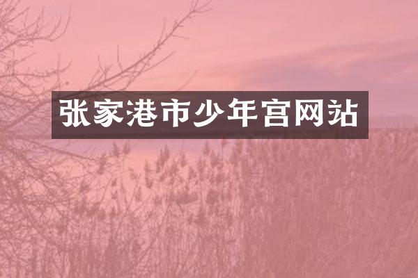 张家港市少年宫网站