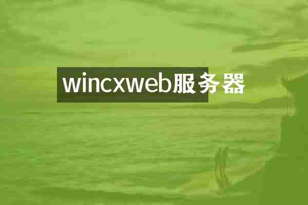 wincxweb服务器